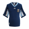 maillot Argentina 1998 extérieur bleu Retro
