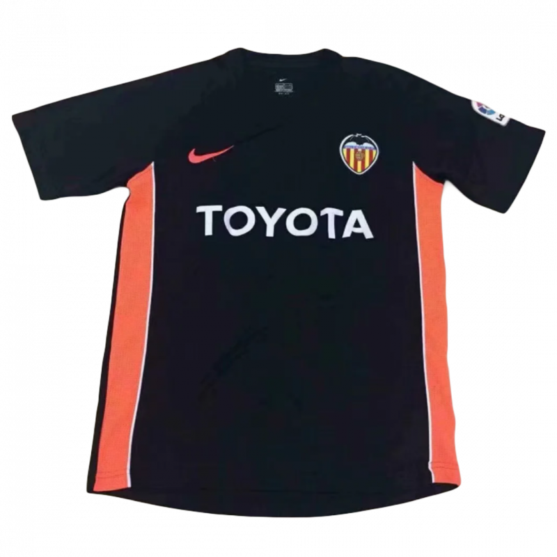 maillot Valencia 2006 extérieur noir Retro