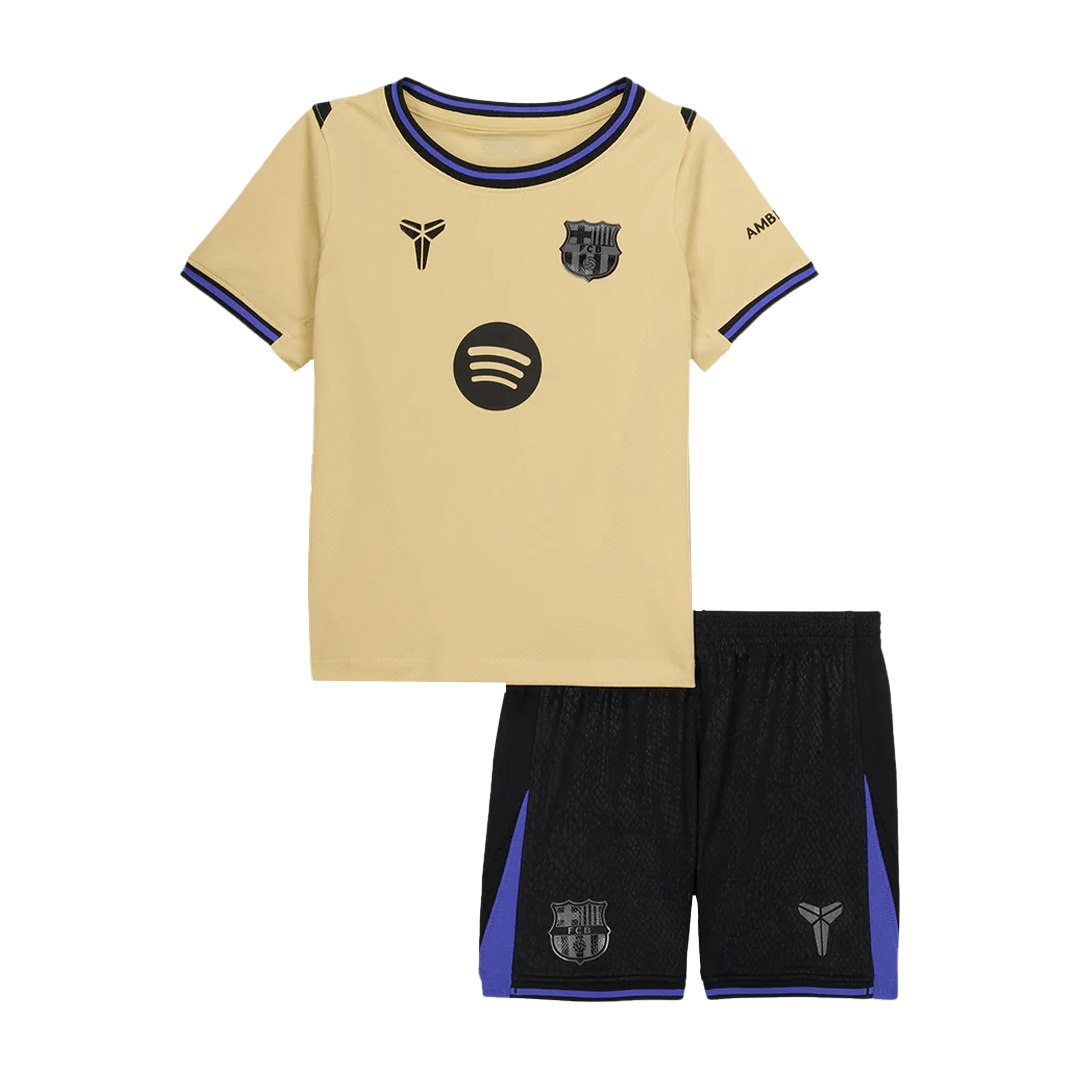 kit enfant Barcelona 2025/26 extérieur jaune