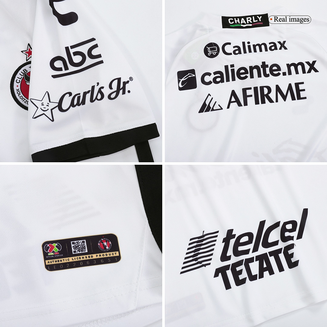 kit enfant Club Tijuana 2022/23 extérieur blanc