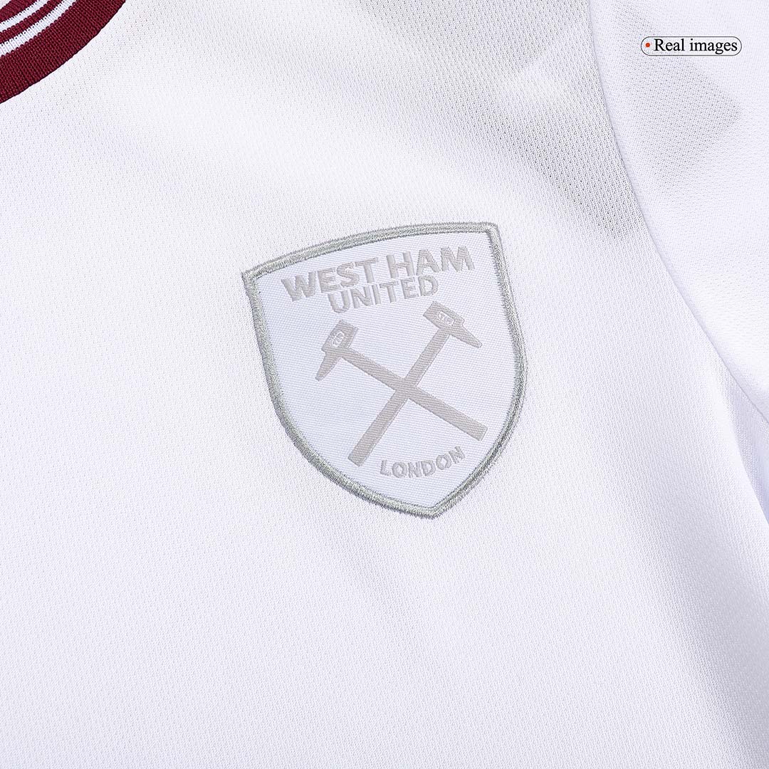 kit enfant West Ham United 2023/24 extérieur blanc