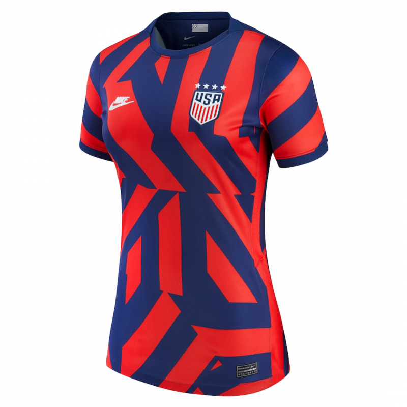 maillot USA 2021/22 extérieur rouge Femme