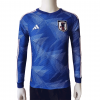 maillot Japan 2022 domicile bleu Player Version manches longues