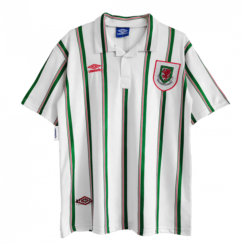 maillot Wales 1993/95 extérieur blanc Retro