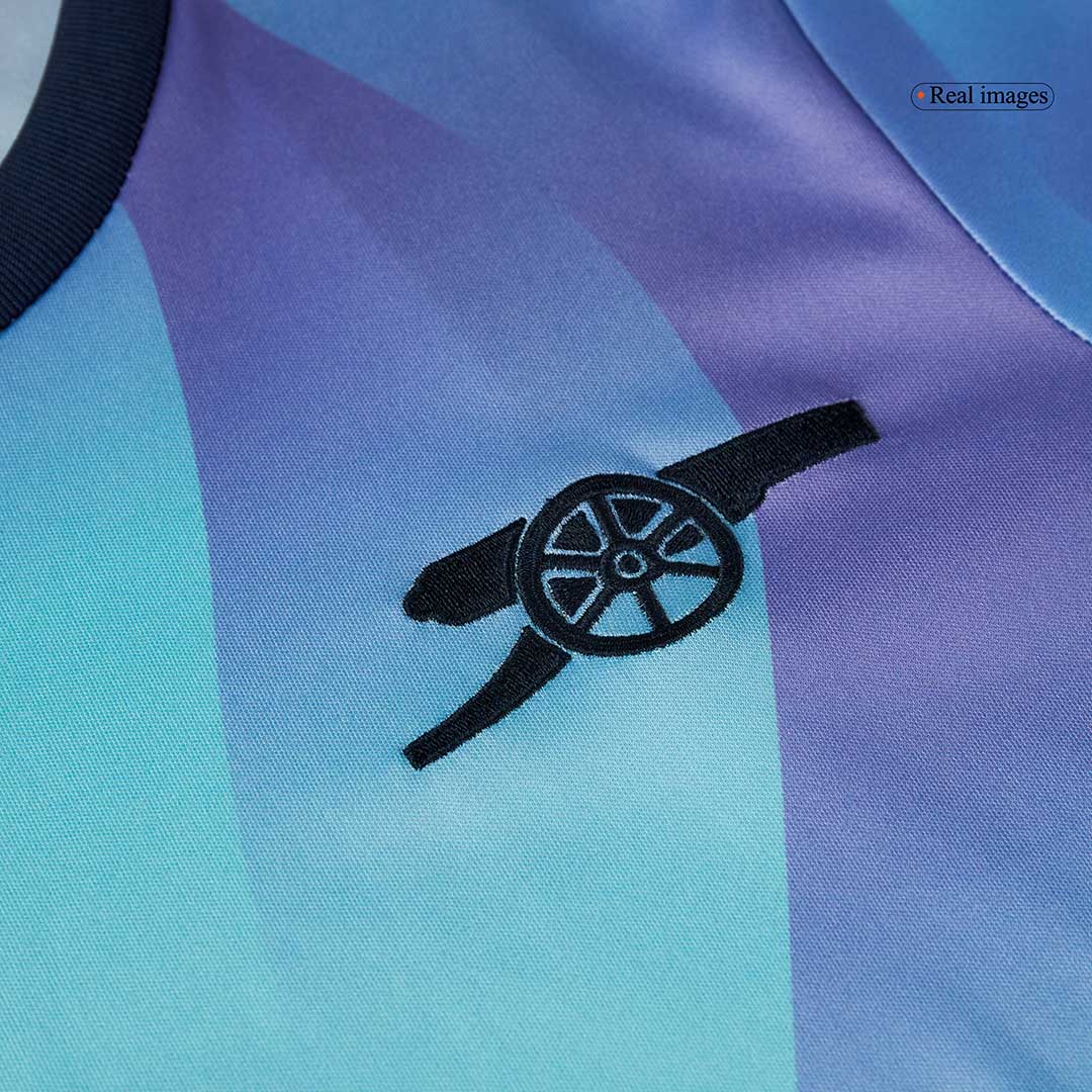 kit enfant Arsenal 2024/25 troisième bleu