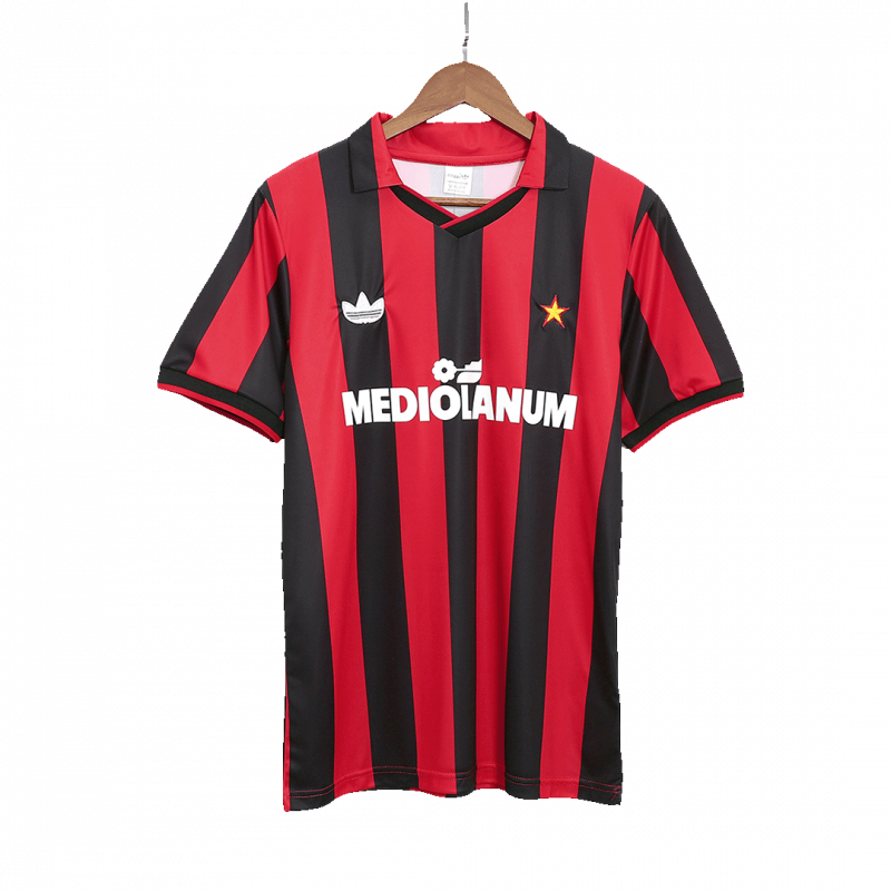 maillot AC Milan 1990/91 domicile noir Retro