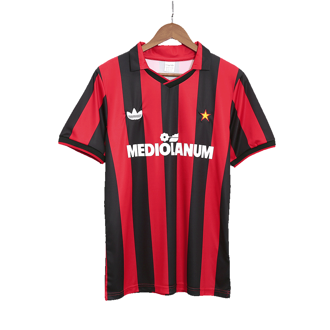 maillot AC Milan 1990/91 domicile noir Retro
