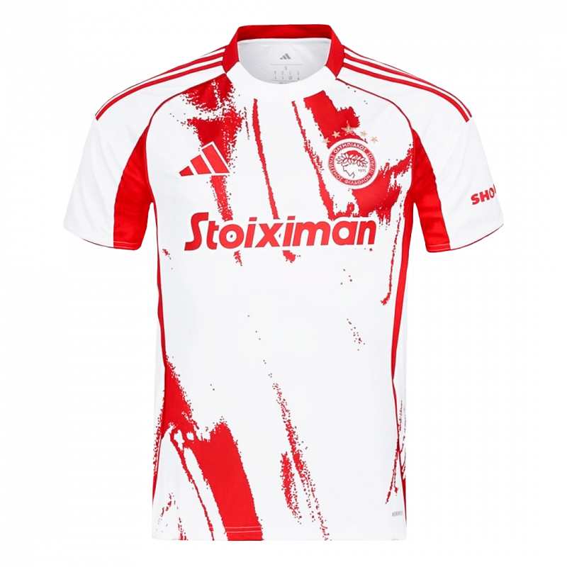 maillot Olympiacos 2025/26 extérieur blanc