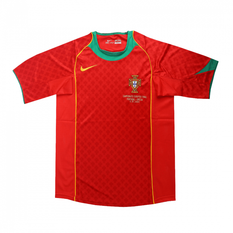 maillot Portugal 2004 domicile rouge Retro