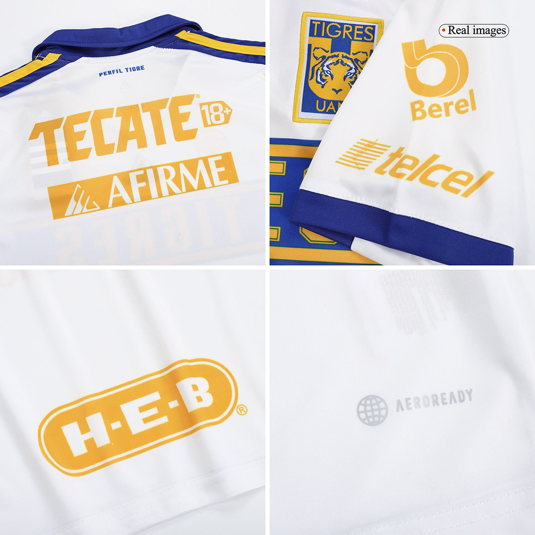 kit enfant Tigres UANL 2022/23 troisième blanc