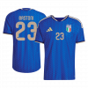maillot BASTONI #23 Italy 2026 domicile bleu Player Version