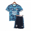 kit enfant Feyenoord 2023/24 extérieur bleu