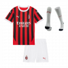 kit enfant AC Milan 2024/25 domicile rouge
