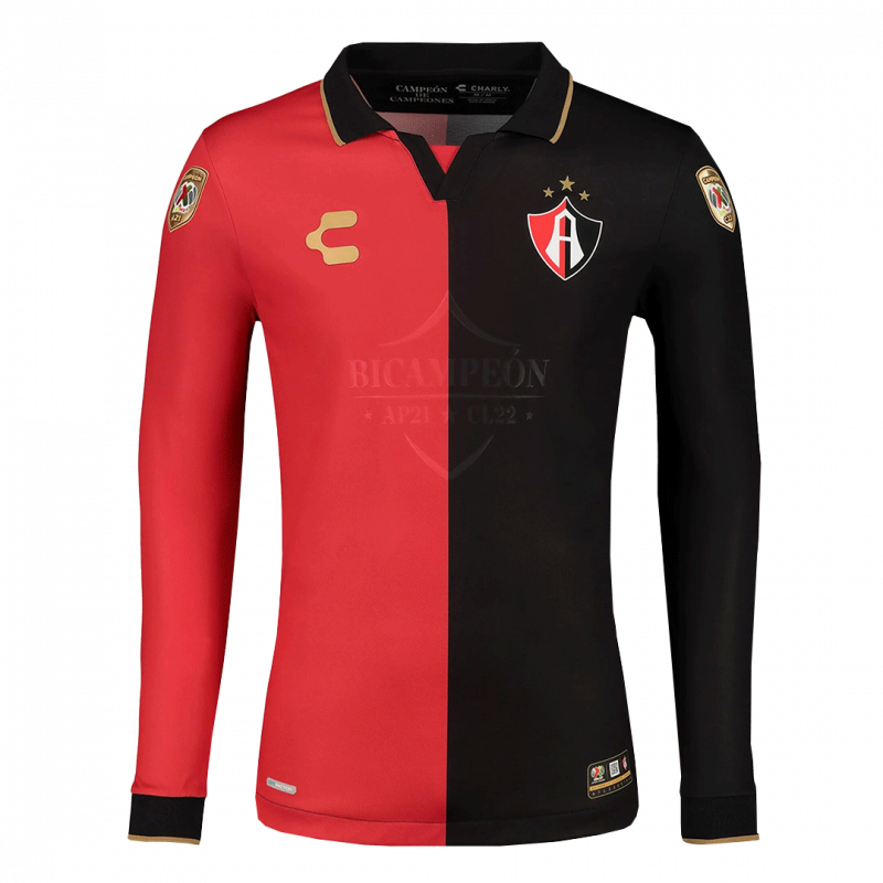 Atlas de Guadalajara 2022/23 Black manches longues Jersey