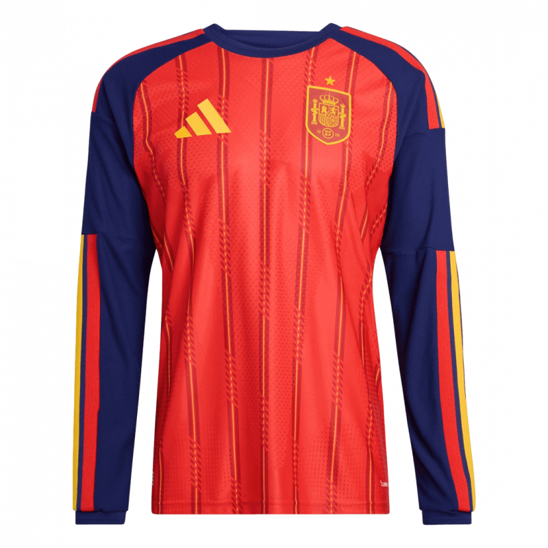 maillot Spain 2026 domicile rouge Player Version manches longues