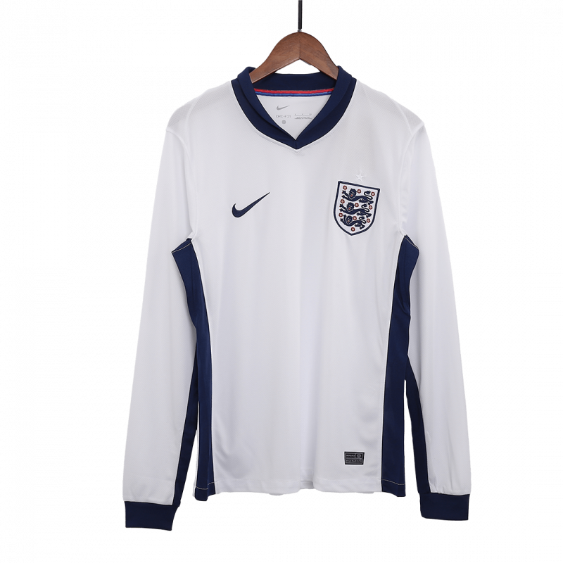 maillot England 2024 domicile blanc manches longues