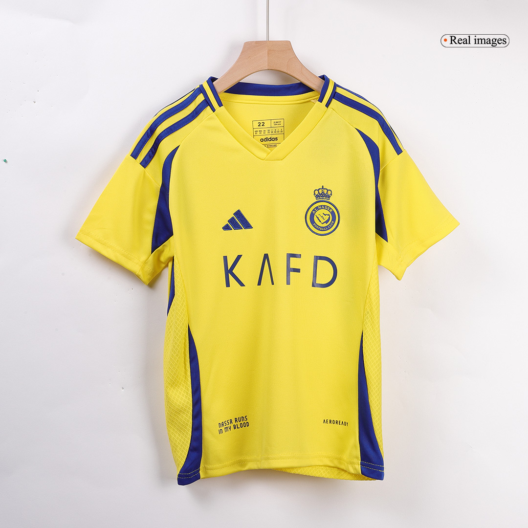 kit enfant Al Nassr 2024/25 domicile jaune