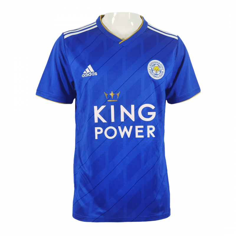 maillot Leicester City 2018/19 domicile bleu Retro