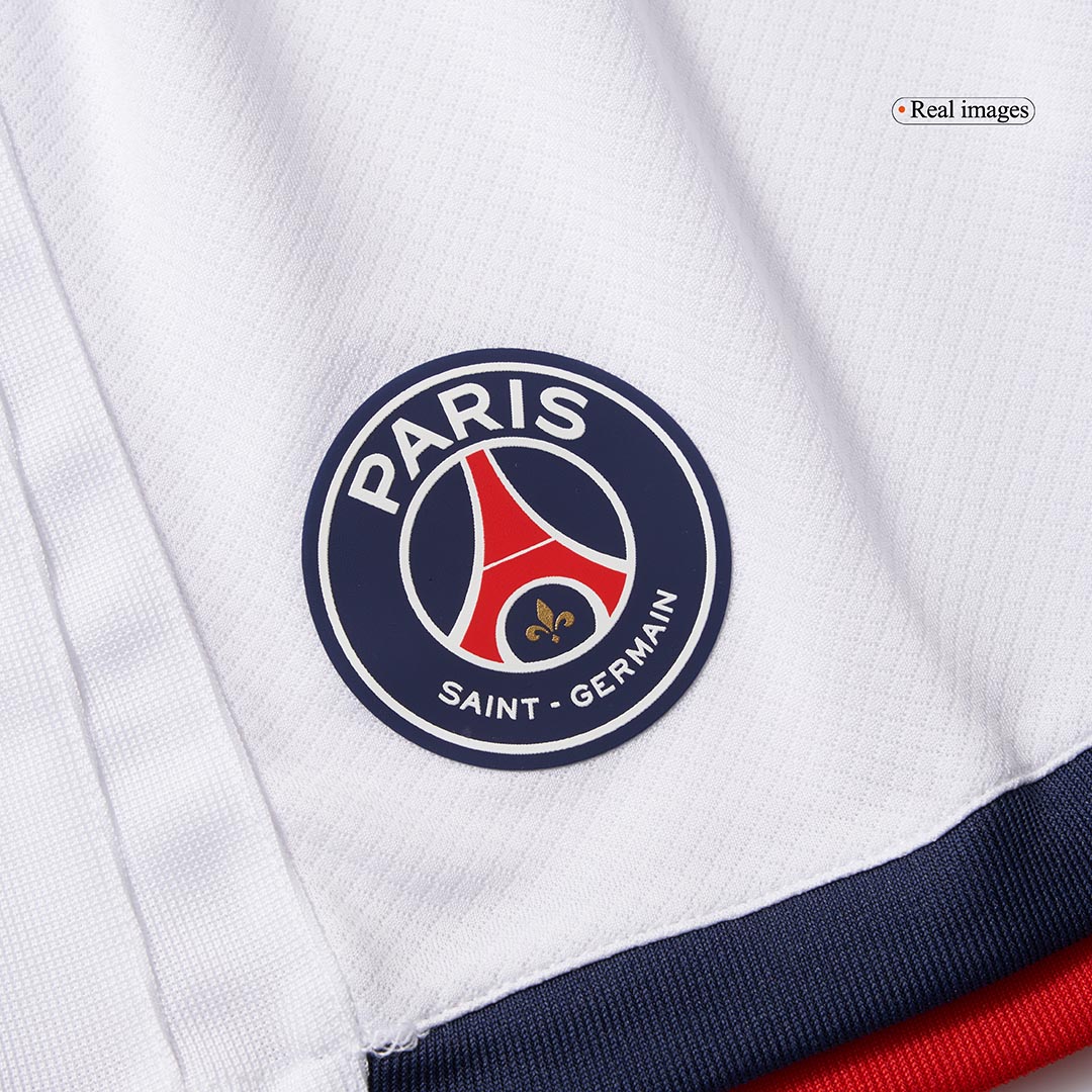 kit enfant Paris Saint-Germain 2024/25 extérieur blanc