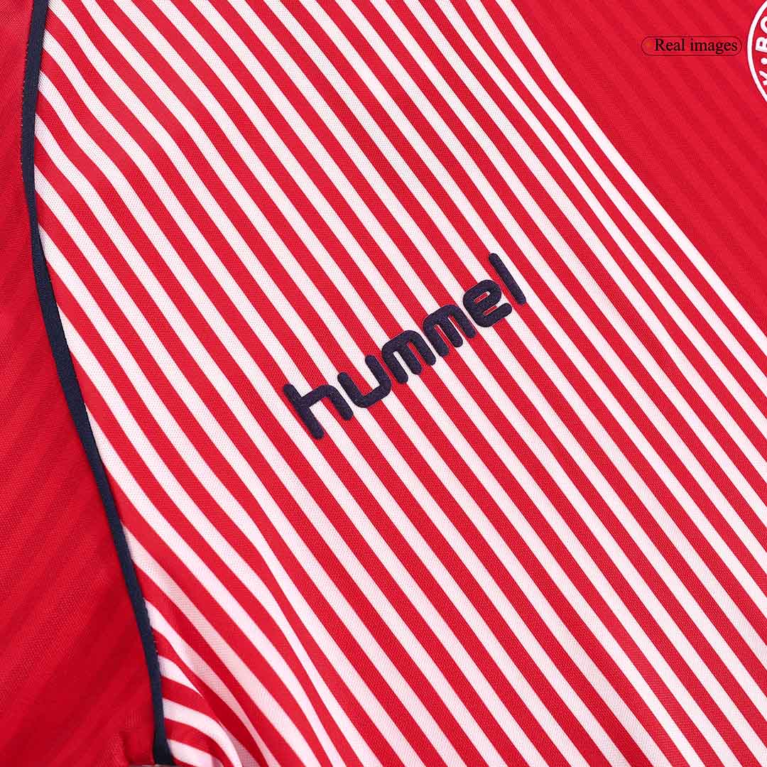 maillot Denmark 1986 domicile orange Retro