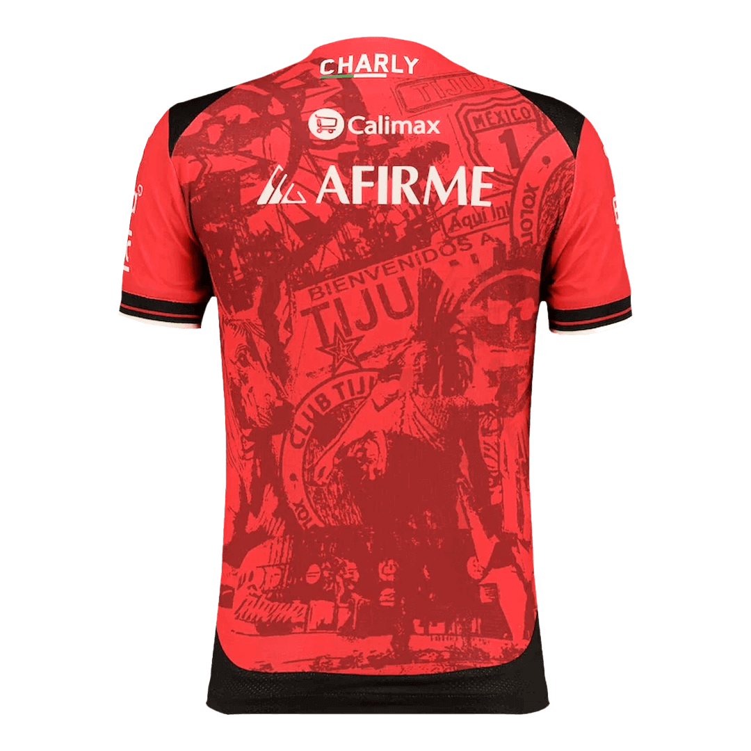 maillot Club Tijuana 2025/26 domicile rouge