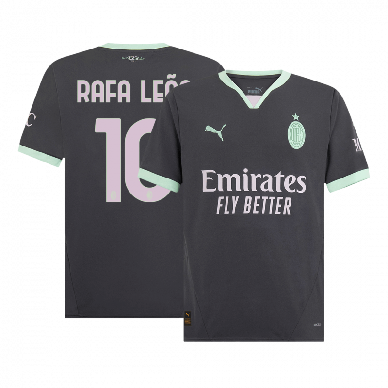 maillot RAFA LEAO #10 AC Milan 2024/25 troisième gris