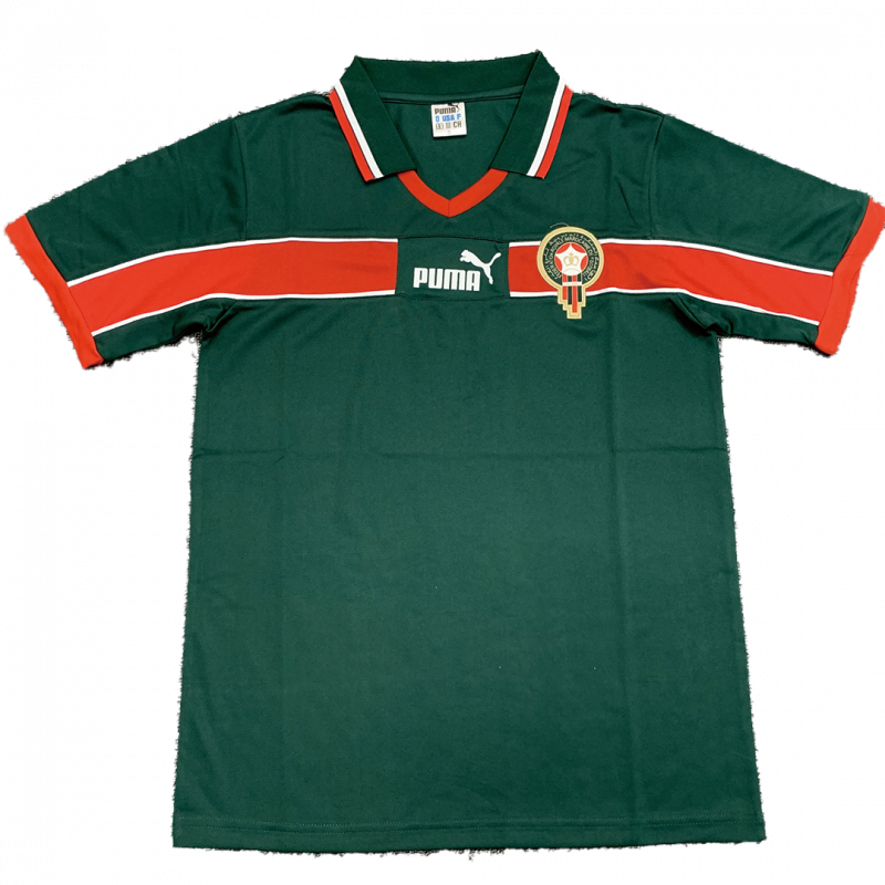 maillot Morocco 1998 domicile vert Retro