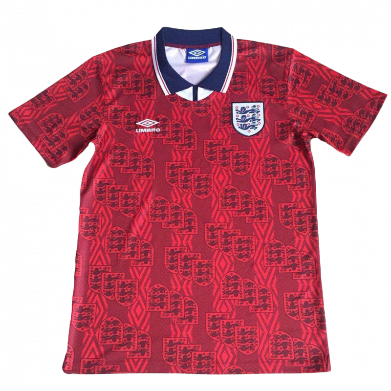 maillot England 1994 extérieur rouge Retro