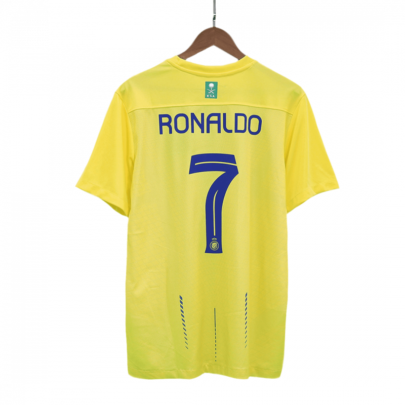 maillot RONALDO #7 Al Nassr 2023/24 domicile jaune Premium