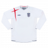 maillot England 2006 domicile blanc manches longues Retro