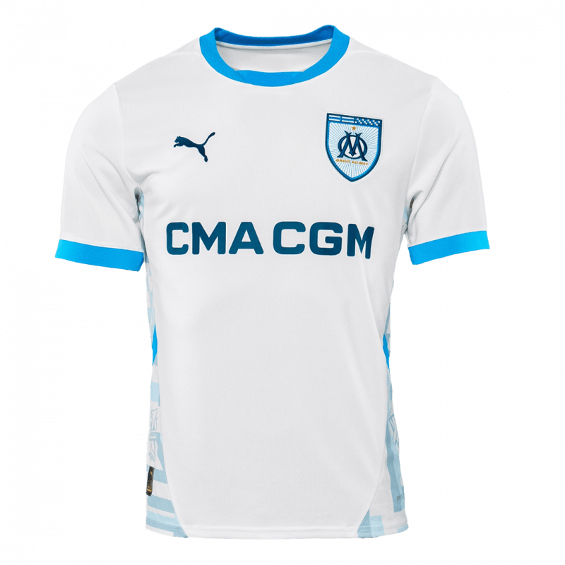 maillot Marseille 2024/25 domicile blanc