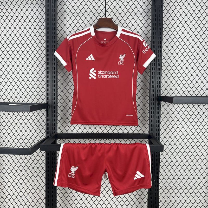 Liverpool Kit Enfant 2025/26 Kit enfant