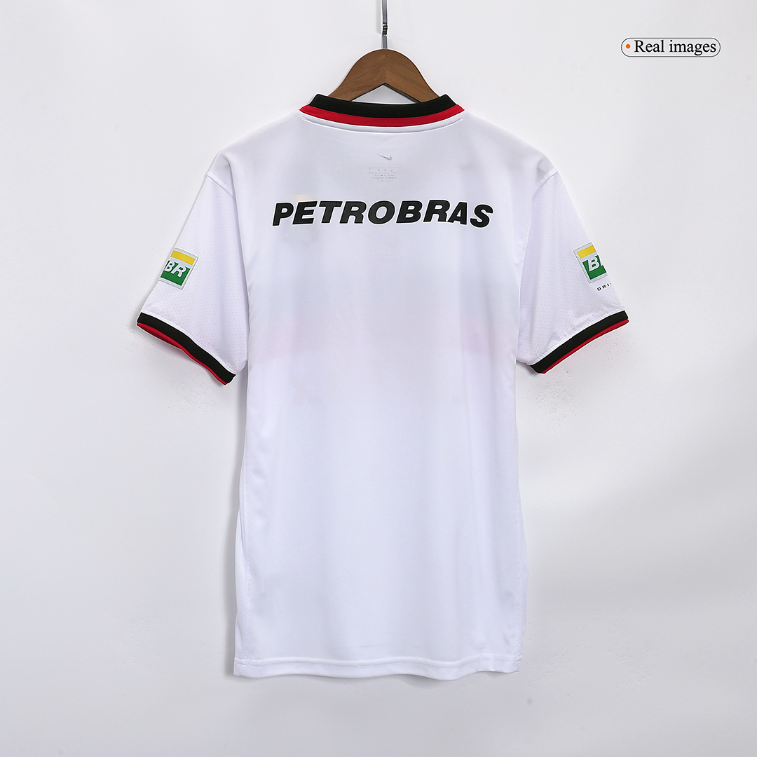 maillot CR Flamengo 2001 extérieur blanc Retro