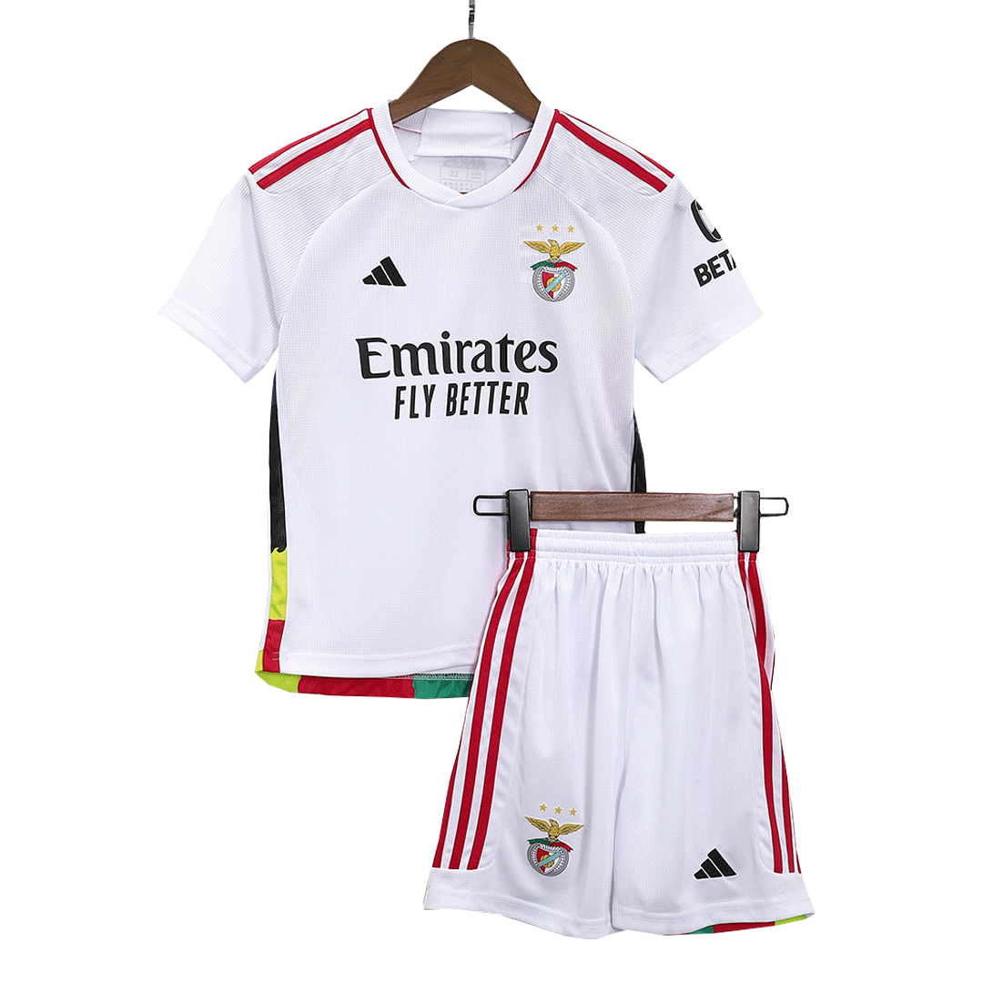 kit enfant Benfica 2023/24 troisième blanc
