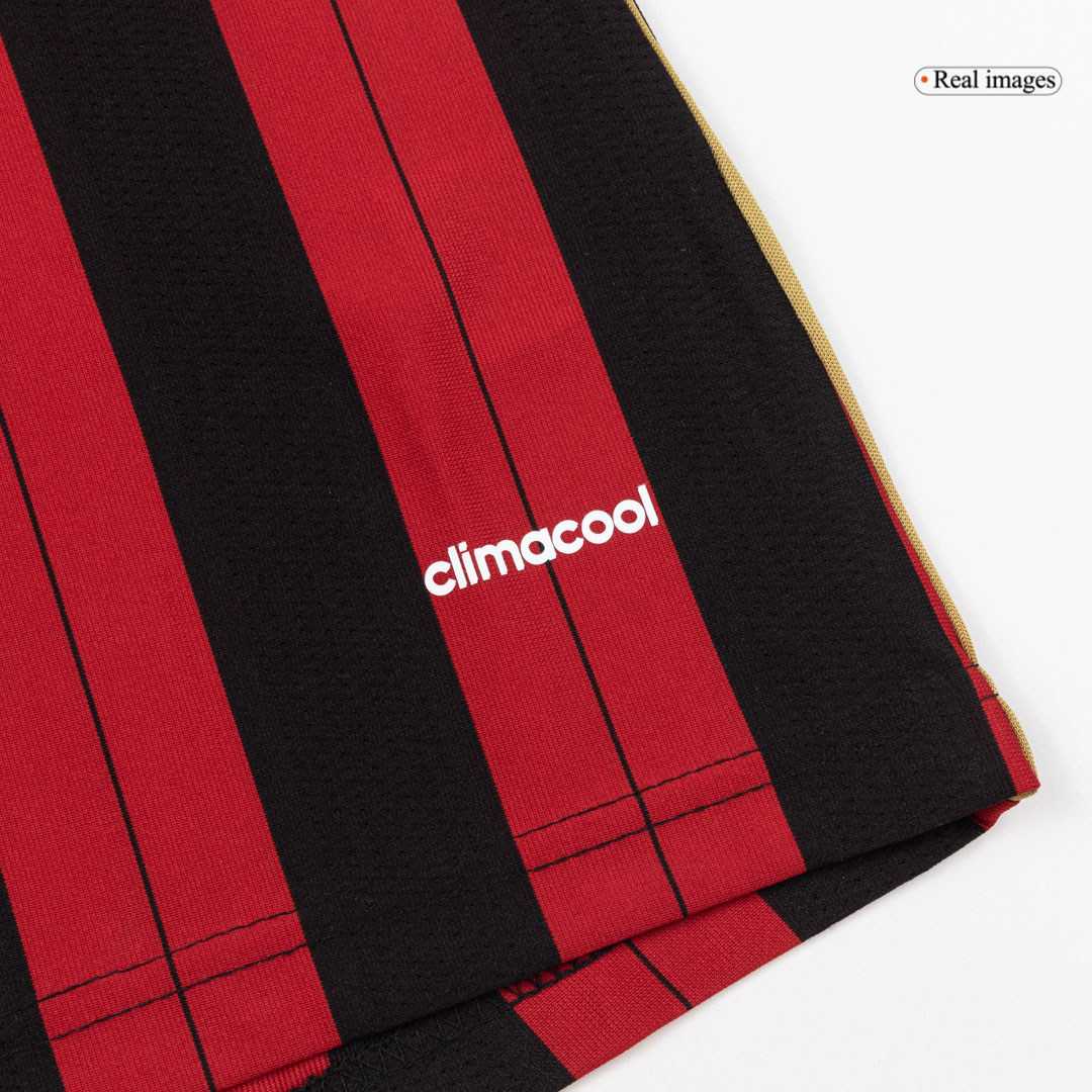 maillot AC Milan 2013/14 domicile noir manches longues Retro