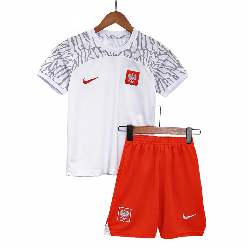 kit enfant Poland 2022 domicile blanc