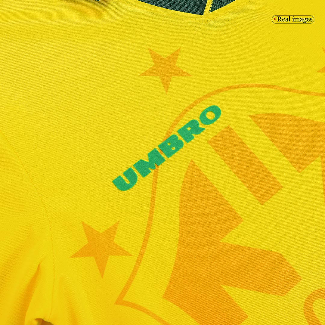 maillot Brazil 1993/94 domicile jaune Retro