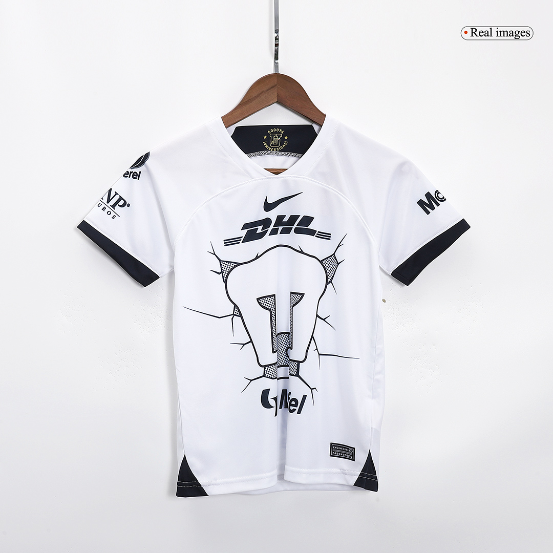 kit enfant Pumas UNAM 2023/24 domicile blanc