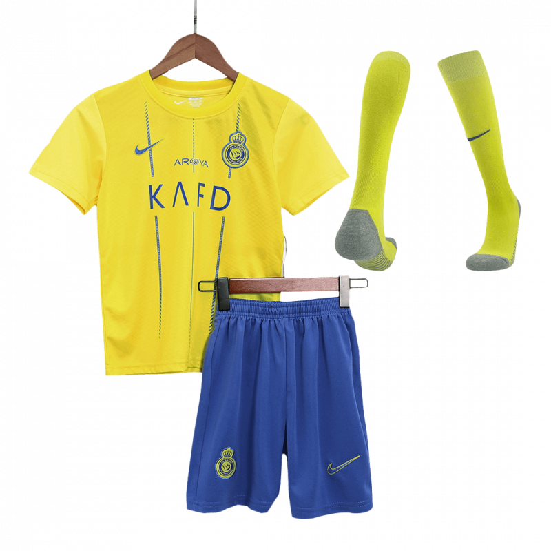 kit enfant Al Nassr 2023/24 domicile jaune