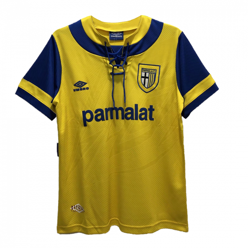 maillot Parma Calcio 1913 1993/95 extérieur jaune Retro