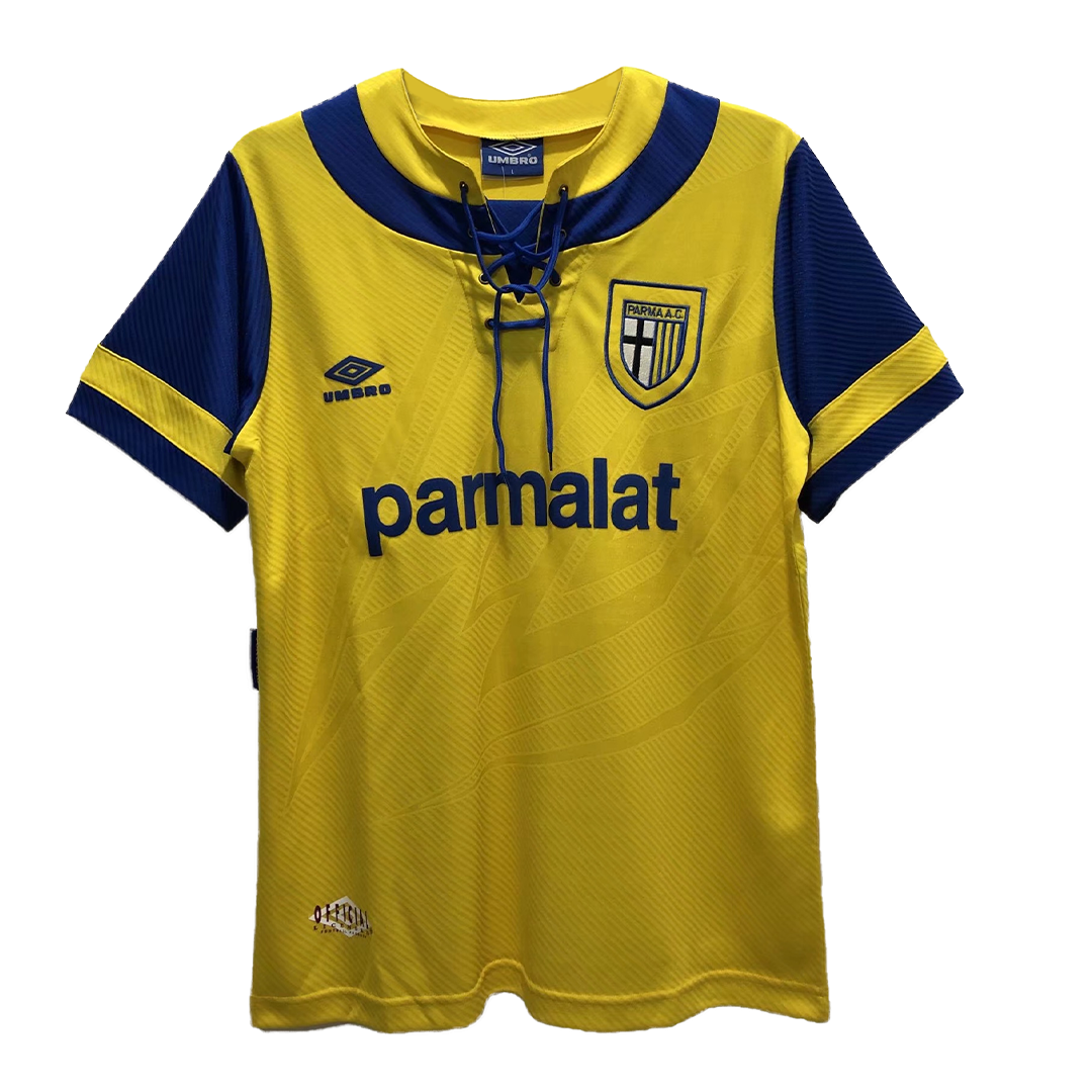 maillot Parma Calcio 1913 1993/95 extérieur jaune Retro