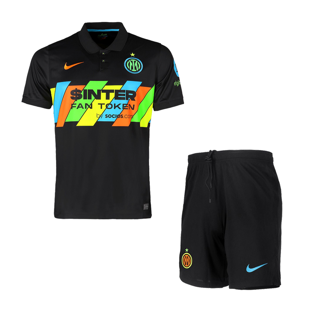kit enfant Inter Milan 2021/22 troisième noir