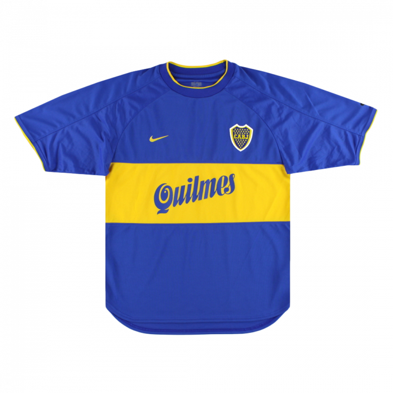 maillot Boca Juniors 2000/01 domicile bleu Retro