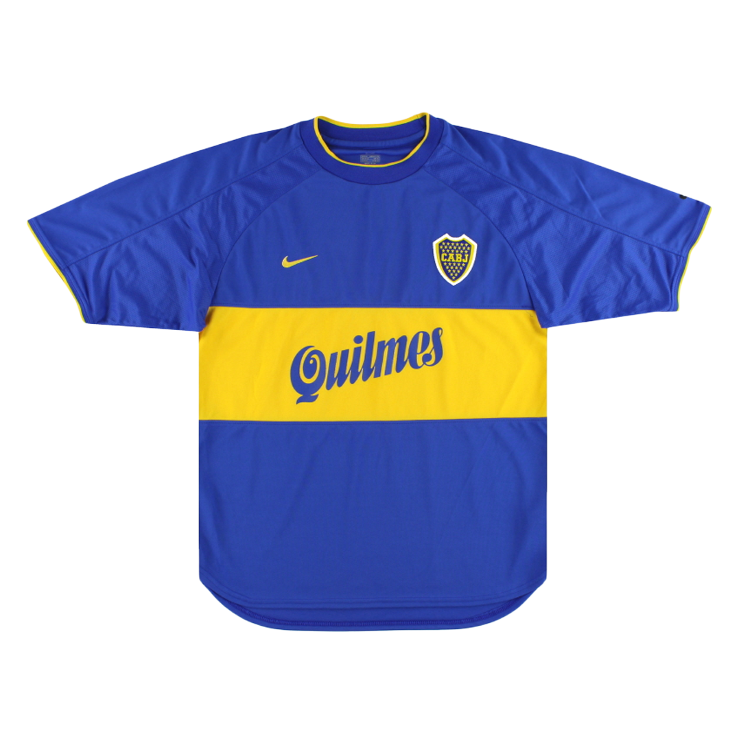 maillot Boca Juniors 2000/01 domicile bleu Retro
