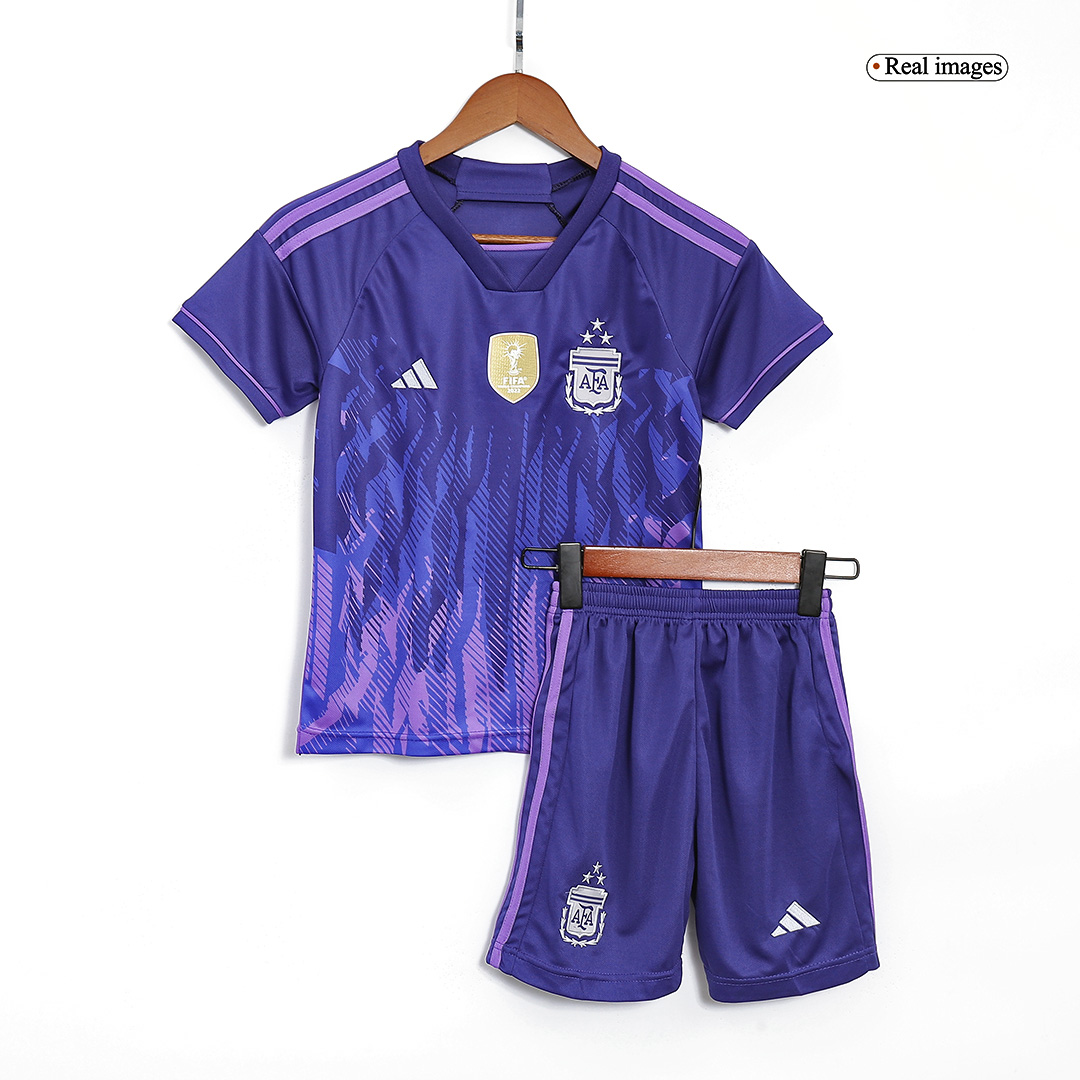 Argentina 2022 extérieur Purple trois étoiles Kids Kit