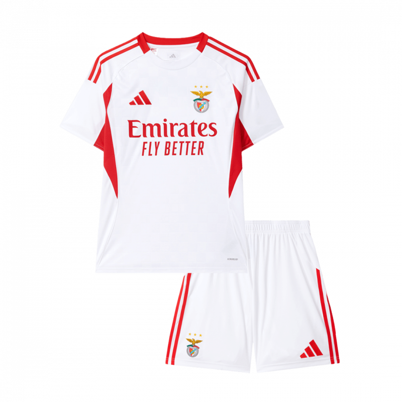 kit enfant Benfica 2025/26 troisième blanc