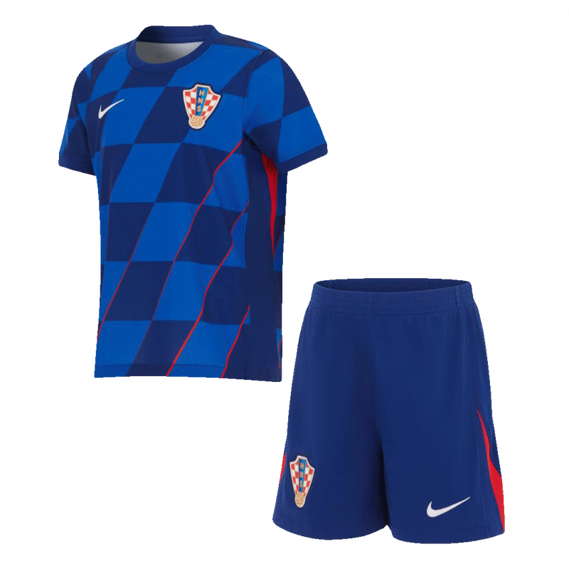 kit enfant Croatia 2024 extérieur bleu