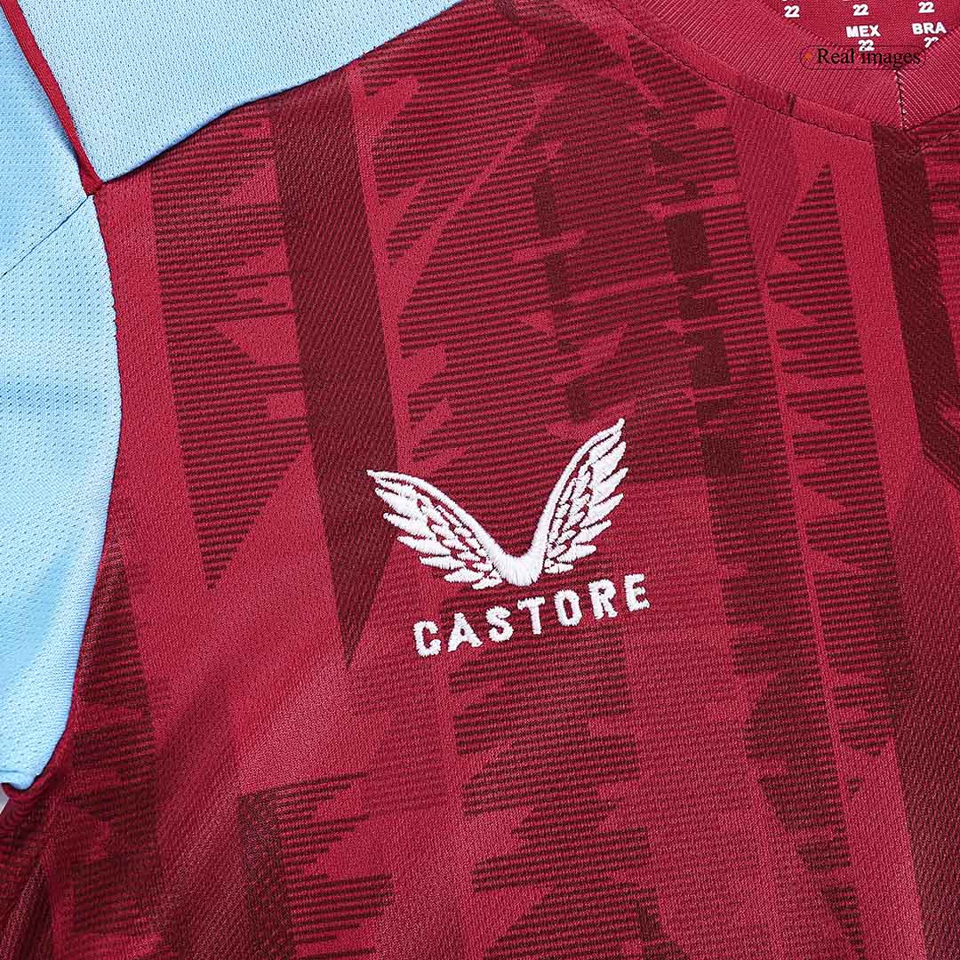 kit enfant Aston Villa 2023/24 domicile rouge
