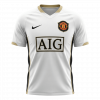 maillot Manchester United 2006/07 extérieur blanc Retro