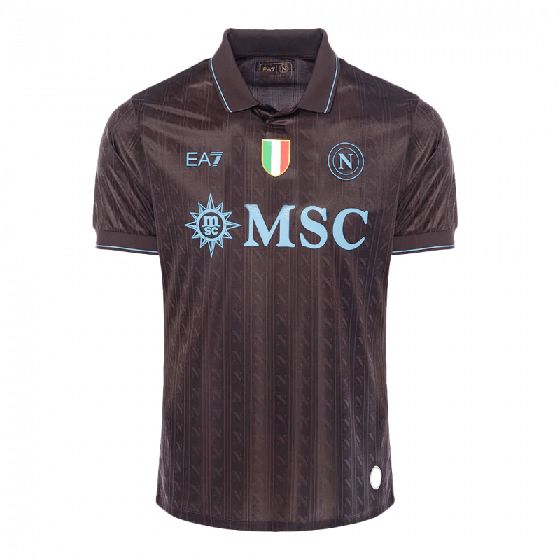 maillot Napoli 2025/26 troisième noir version joueur